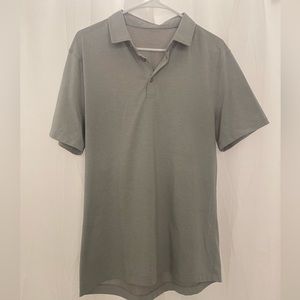 Lululemon Athletica Large Gray Polo Tee.